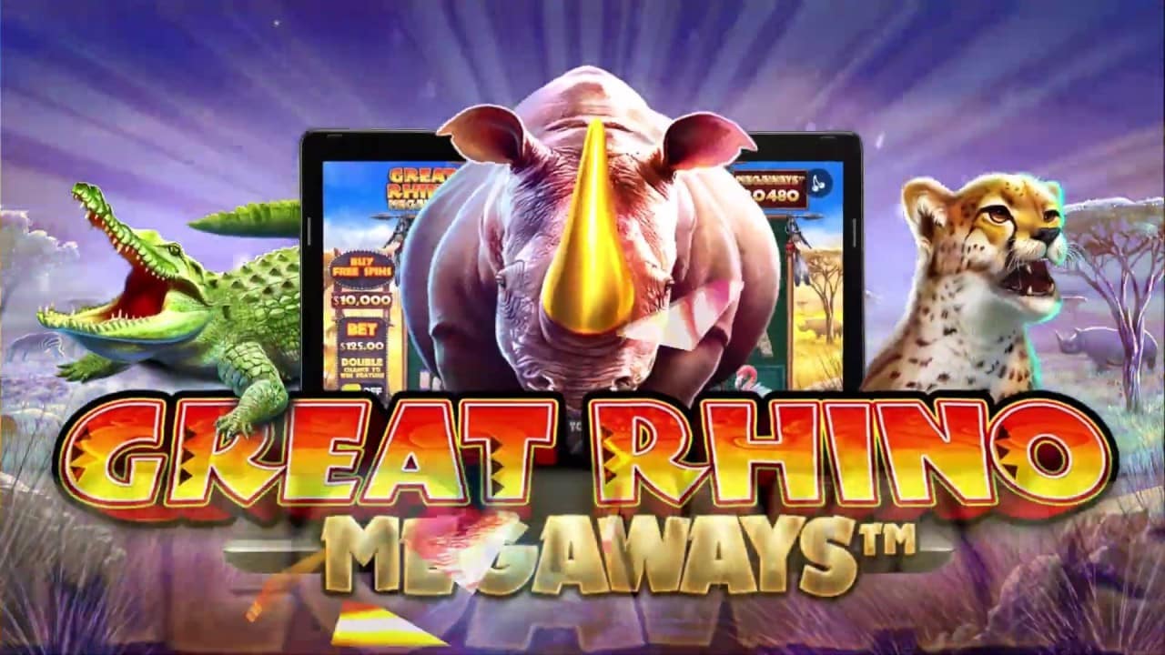 Nổ Hũ Great Rhino Megaways - Thử Thách Phần Thưởng Hoang Dã Châu Phi